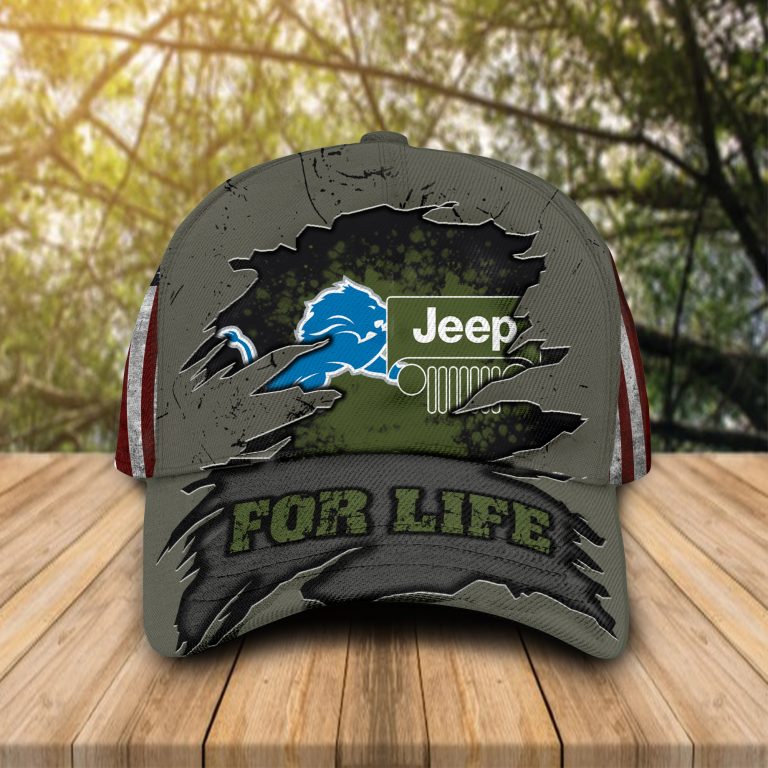 Detroit Lions Jeep for life cap hat 12