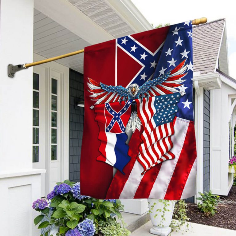 Eagle Mississippi American Flag 18