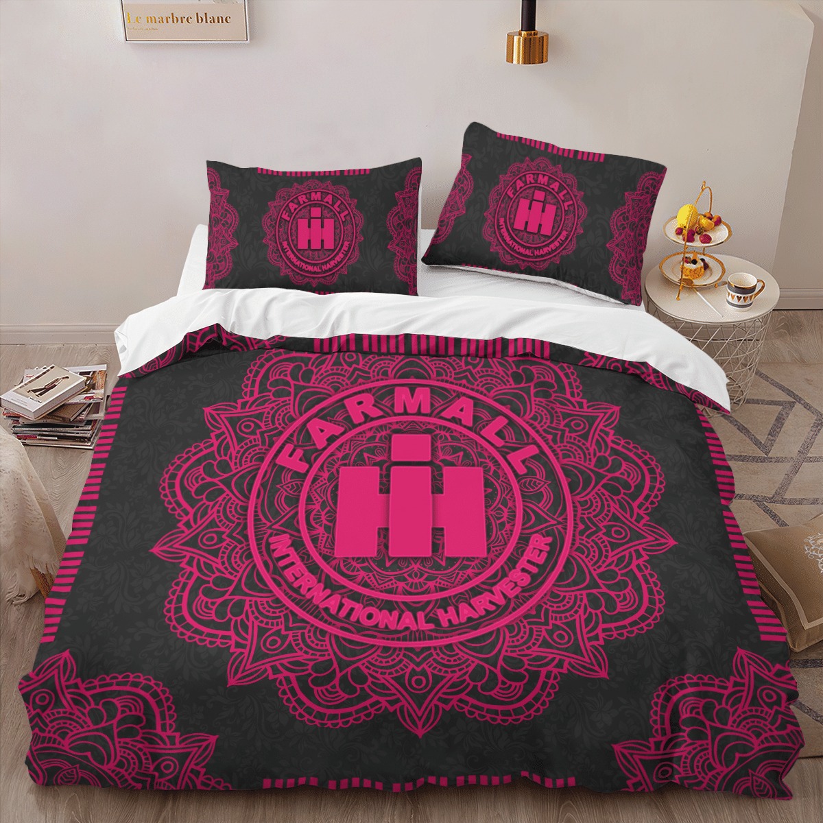 Farmall International Harvester IH Mandala quilt bedding set 3