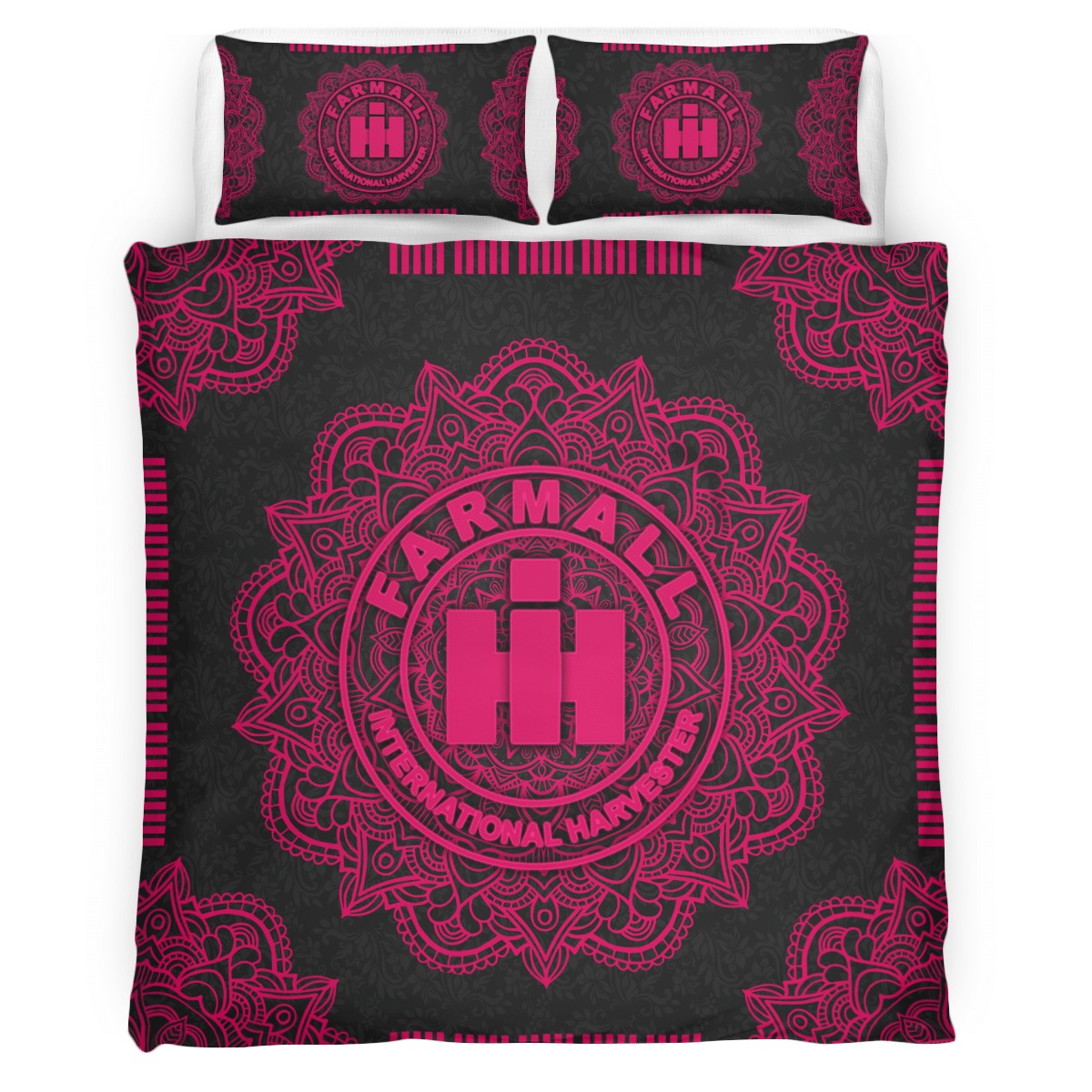 Farmall International Harvester IH Mandala quilt bedding set 13