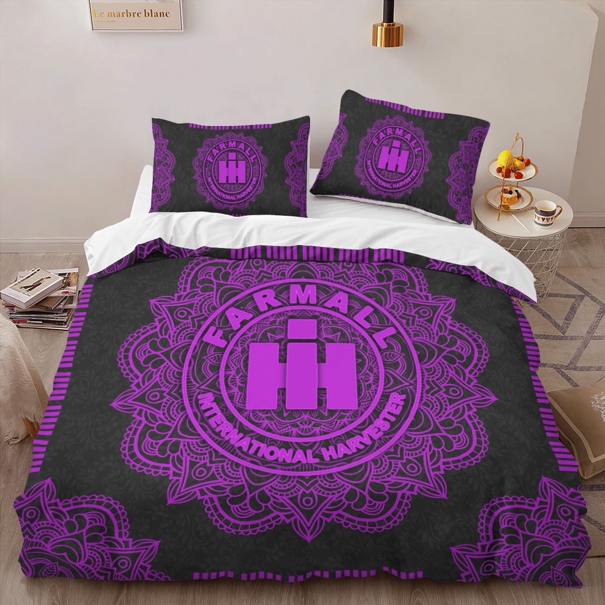 Farmall International Harvester IH Mandala quilt bedding set 8