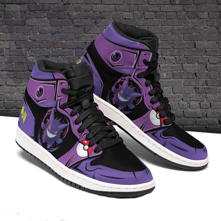 Gengar Pokemon Air Jordan high top shoes 9