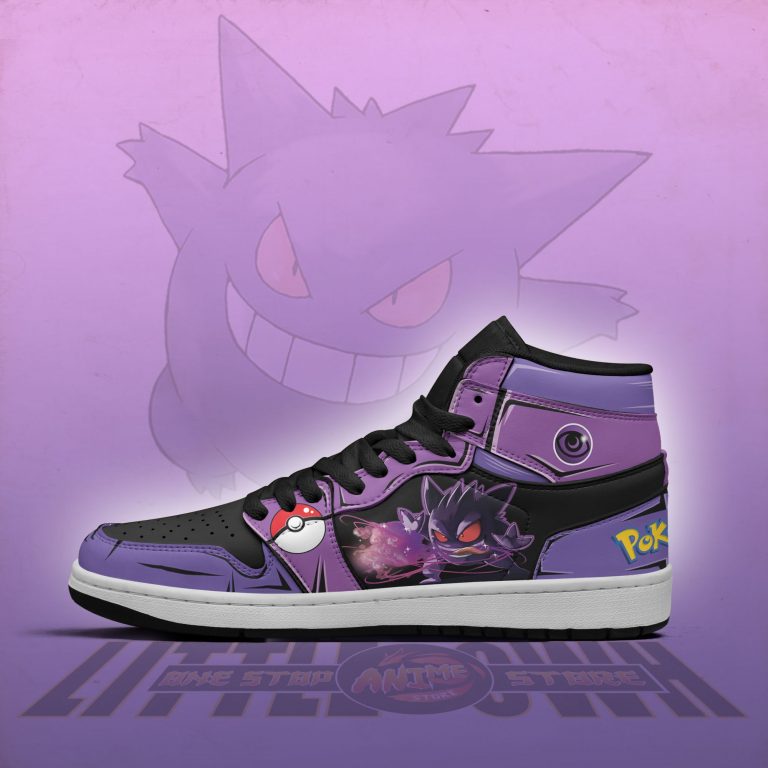 Gengar Pokemon Air Jordan high top shoes 8