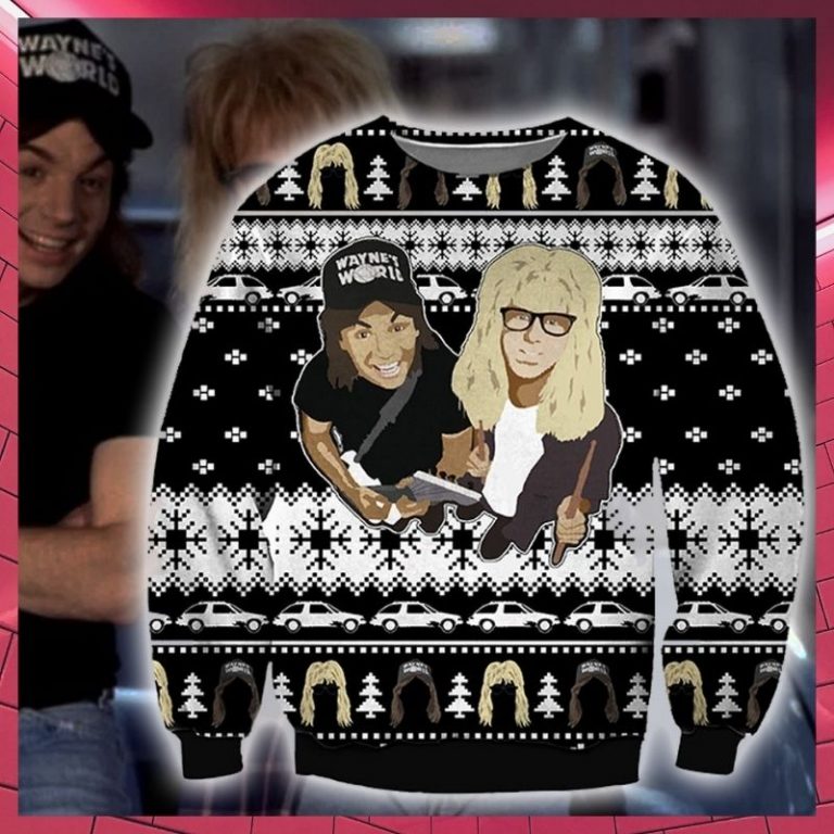 Guns N' Roses Wayne's World ugly sweater, sweatshirt 8