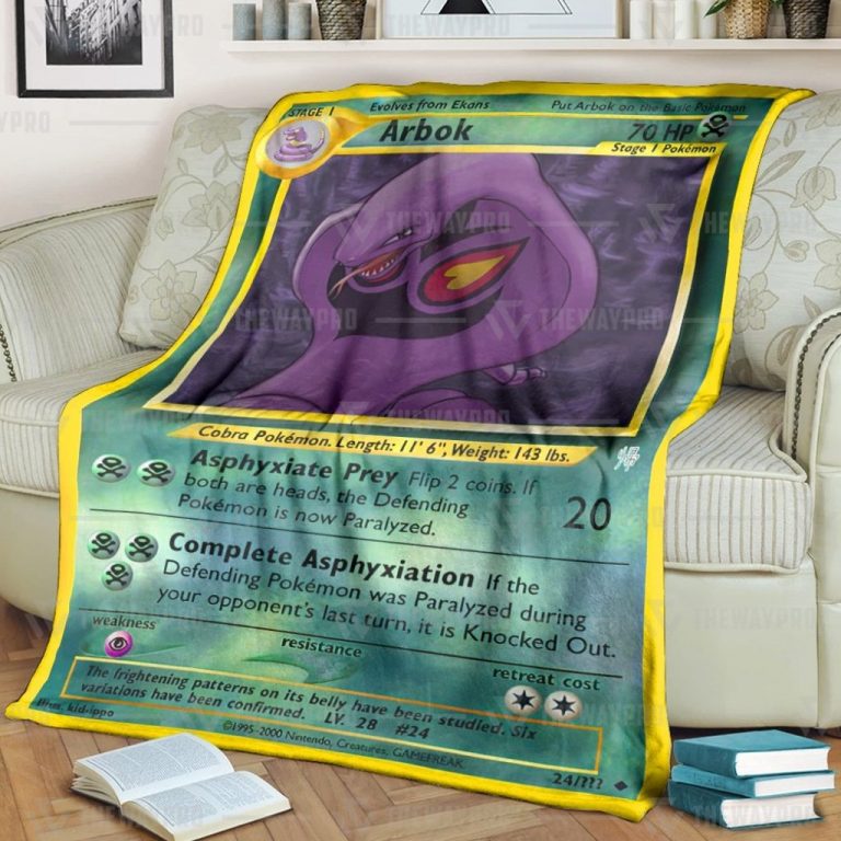 HOT Pokemon Arbok blanket 8