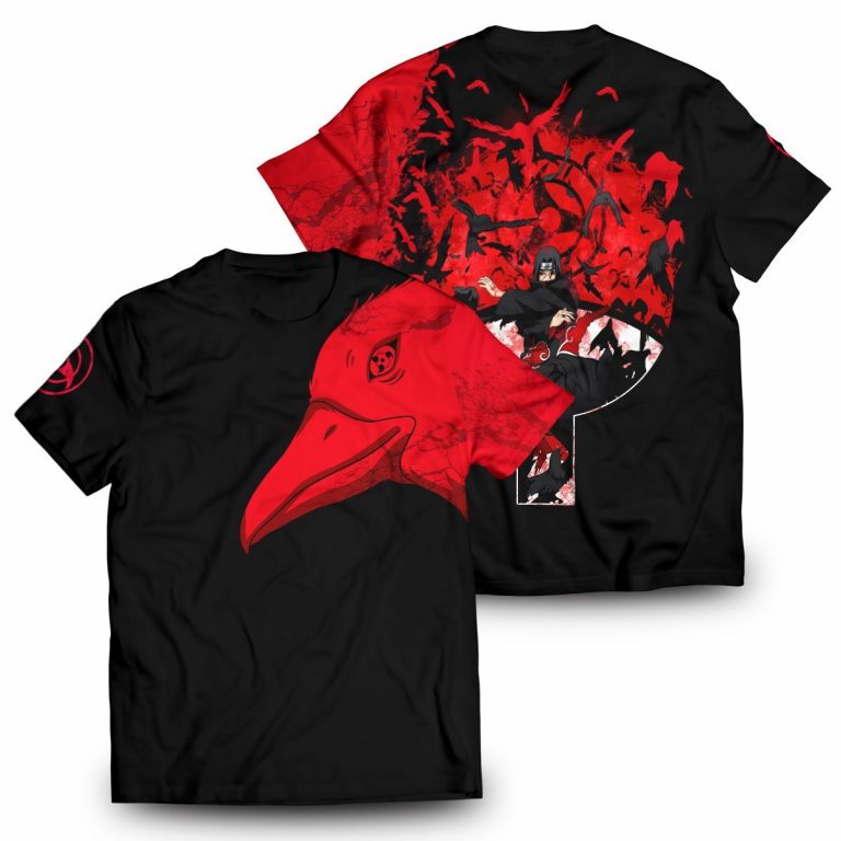 Itachi Summoning Crow 3d shirt 14