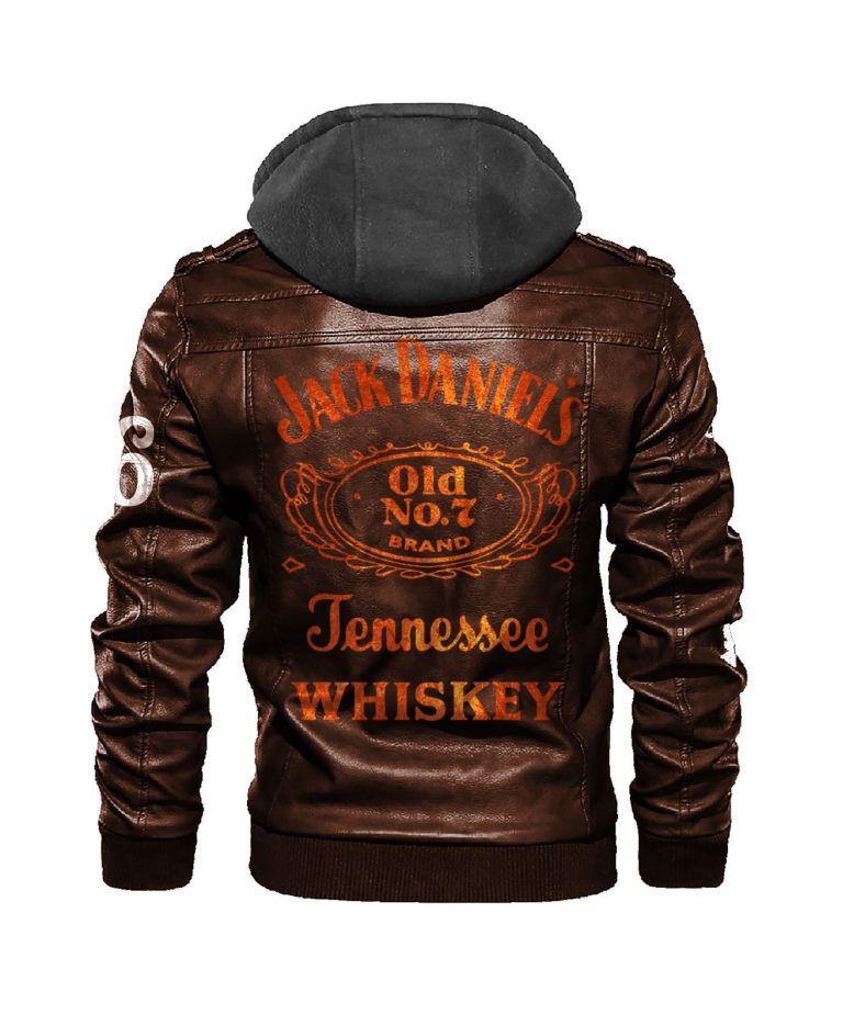 Jack Daniel's Tennessee Whiskey custom leather jacket 16