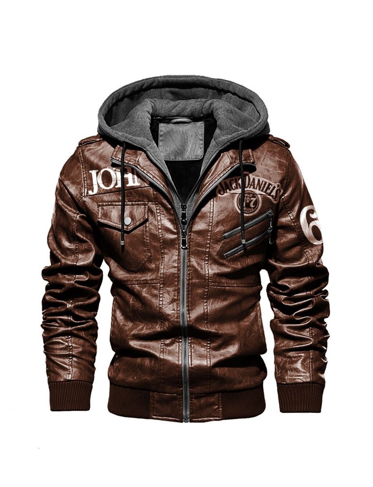 Jack Daniel's Tennessee Whiskey custom leather jacket 15