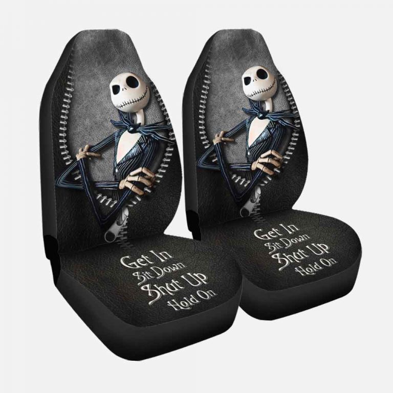 Jack Skellington Get In Sit Down Shut Up Hold On Seat Cover 12