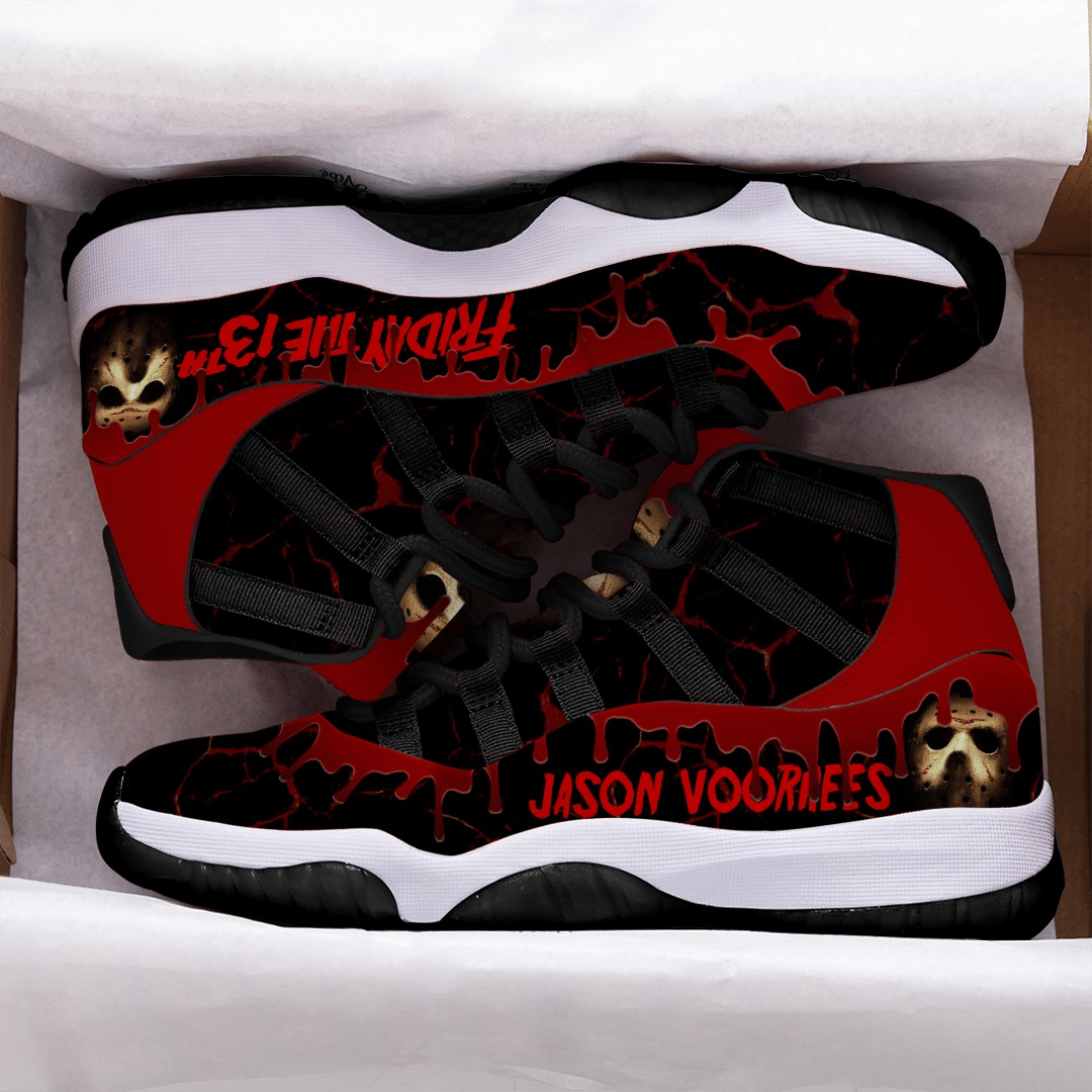 Jason Voorhees friday the 13th Air Jordan 11 sneaker shoes 2