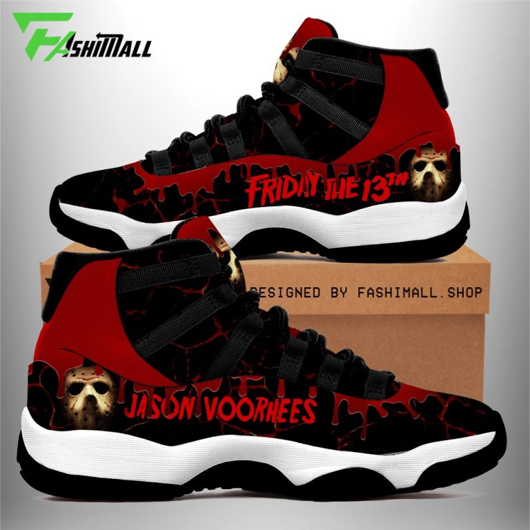 Jason Voorhees friday the 13th Air Jordan 11 sneaker shoes 14