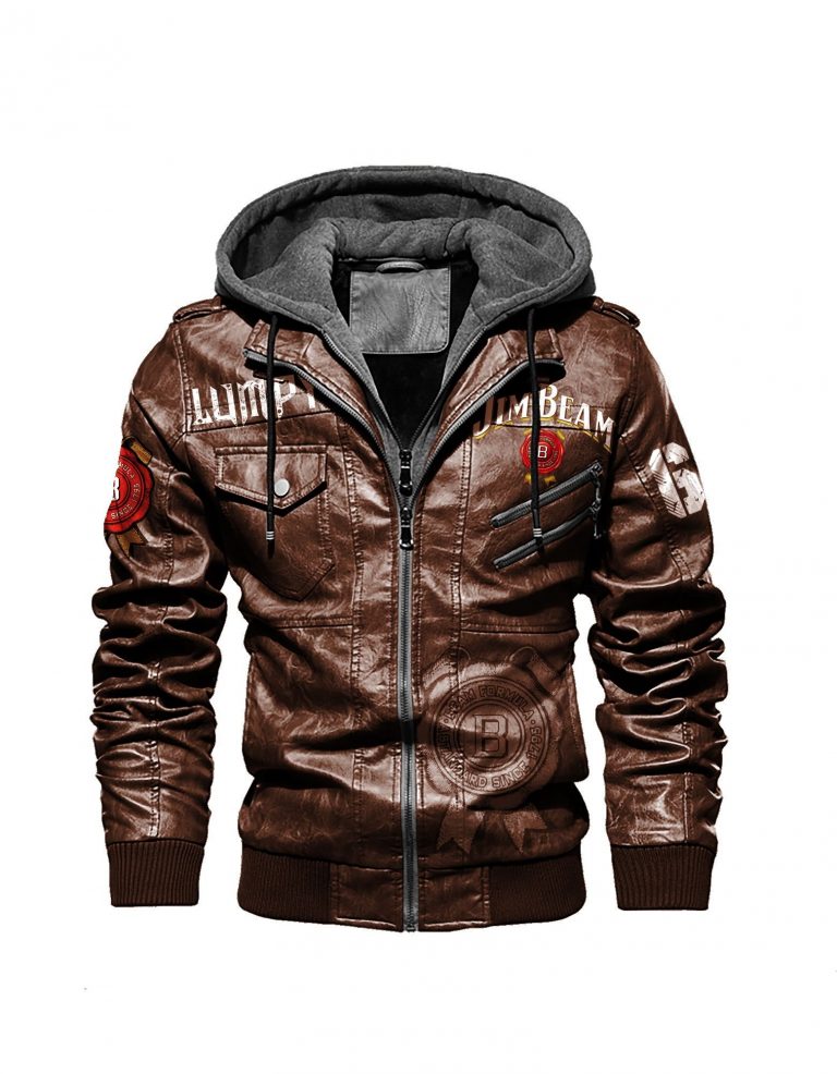 Jim Beam Death God custom leather jacket 15