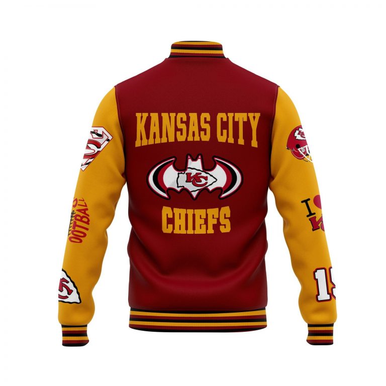 Kansas City Chiefs custom number baseball jacket 11