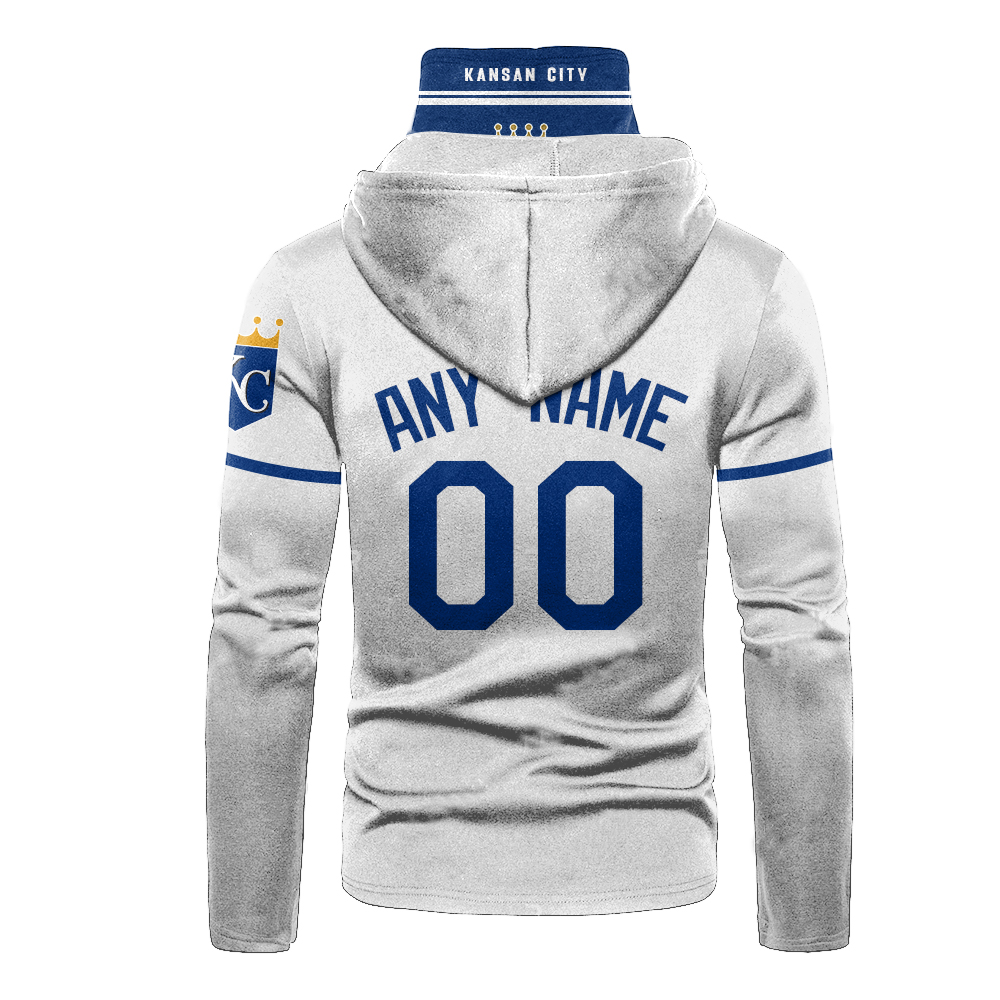 Kansas City Royals custom name and number bomber jacket, hoodie mask 10