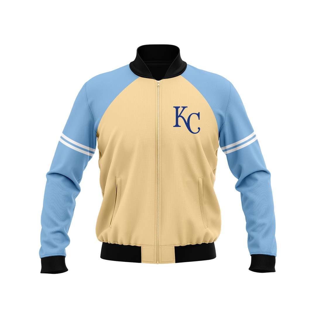 Kansas City Royals custom name and number bomber jacket, hoodie mask 7