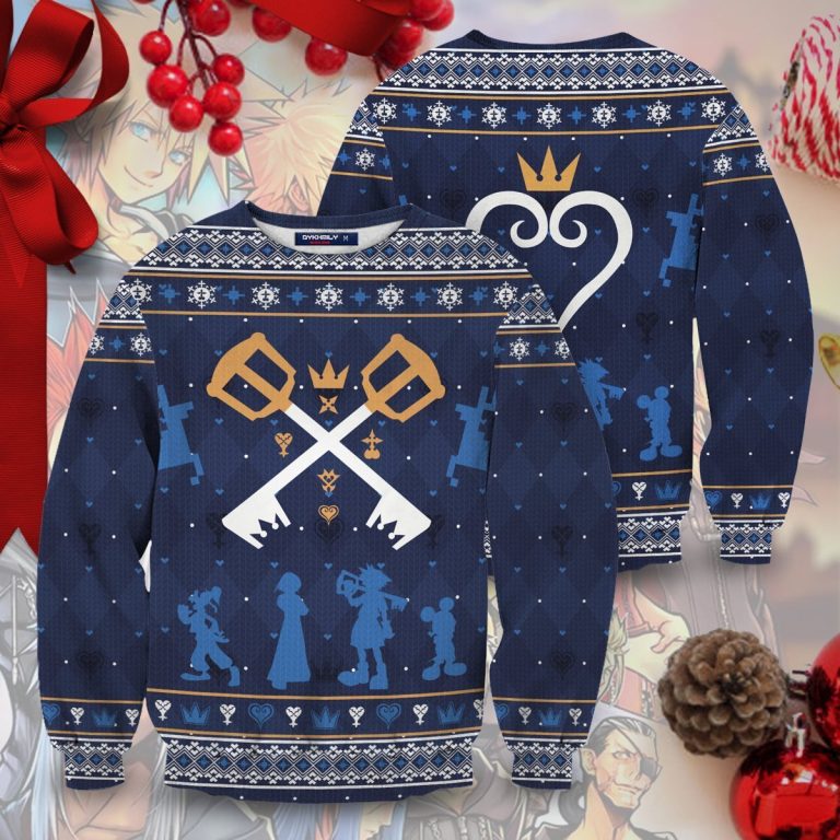 Kingdom Hearts Christmas sweater, sweatshirt 8