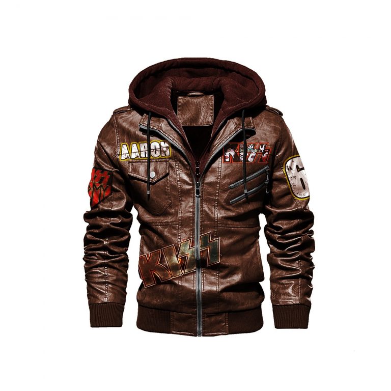 Kiss band custom leather jacket 15