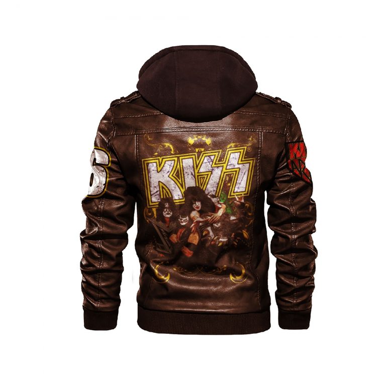 Kiss band custom leather jacket 16