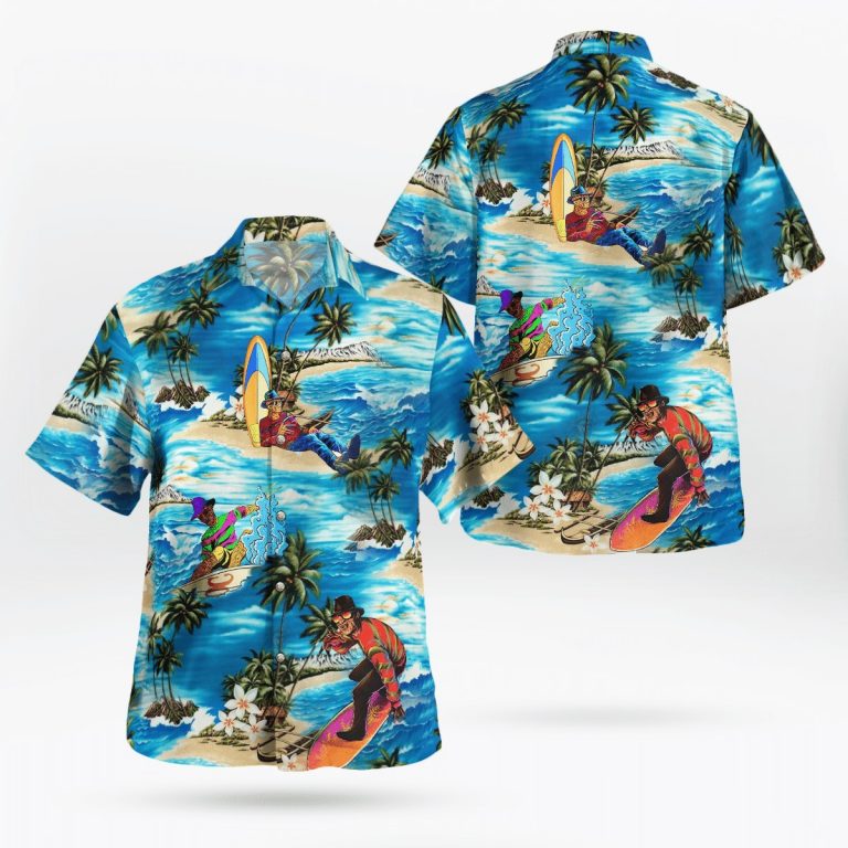 LIMITED Freddy Krueger in the beach Hawaii shirt 18