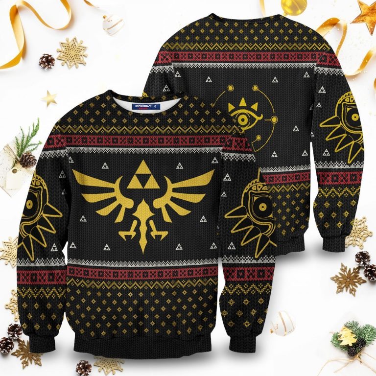 Legend of Zelda Triforce Christmas sweater, sweatshirt 8