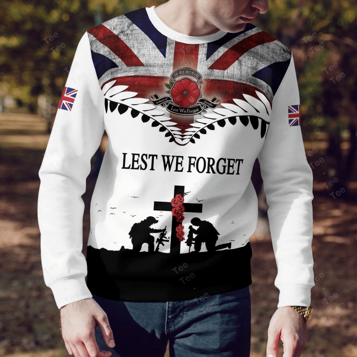 Lest we forget Veteran American flag 3d shirt, hoodie 1