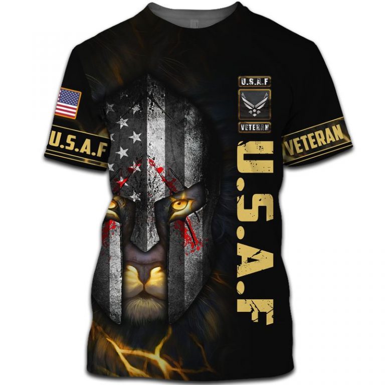 Lion United States Air Force Veteran 3d shirt, hoodie 18