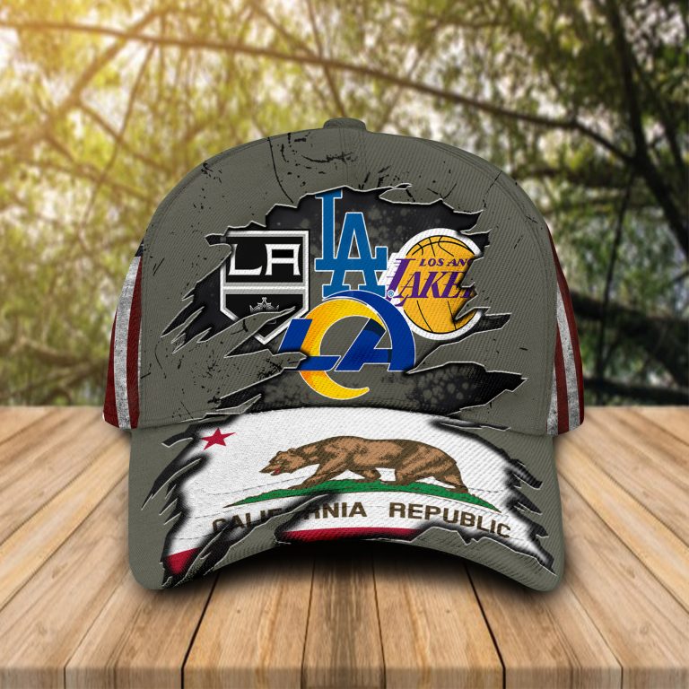 Los Angeles Dodgers LA Kings LA Lakers LA Rams cap hat 10