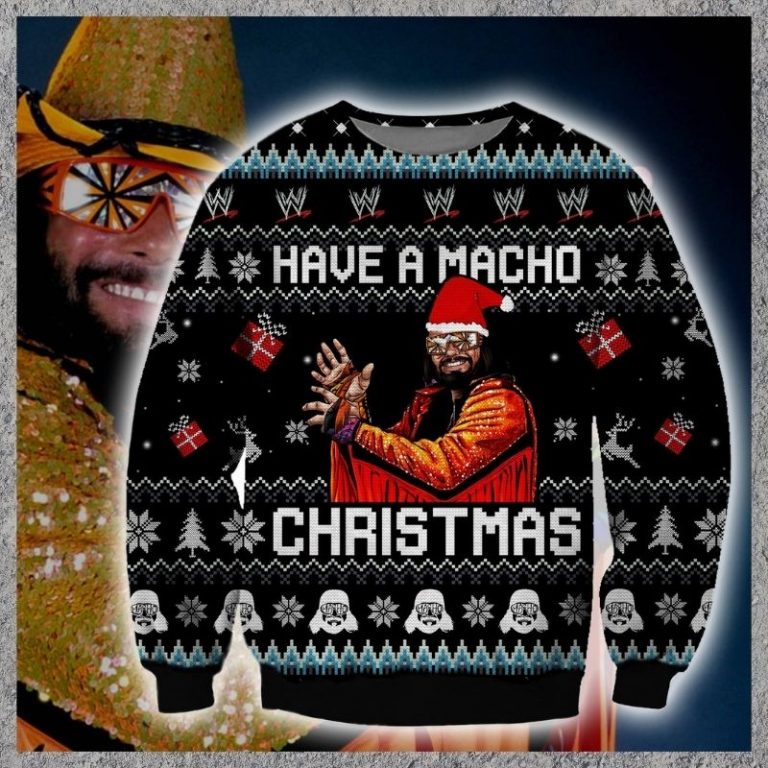 Macho Man Have a Macho Christmas ugly sweater 8