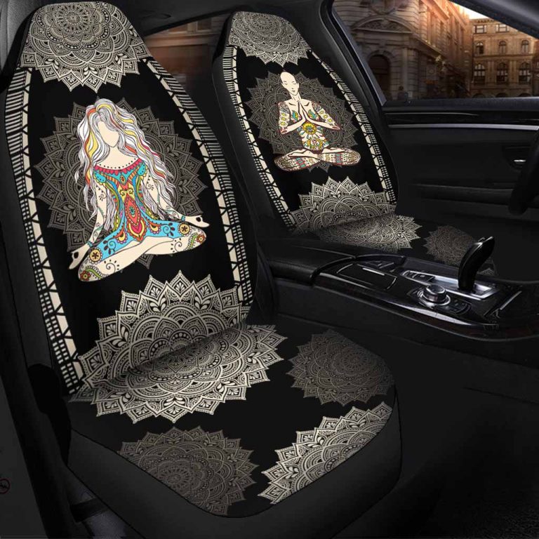 Mandala Tatoo yoga car Seat Covers 13