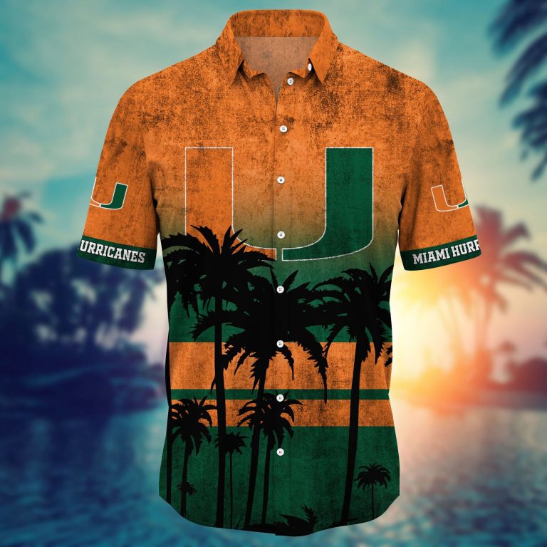 Miami Hurricanes Hawaiian shirt 10