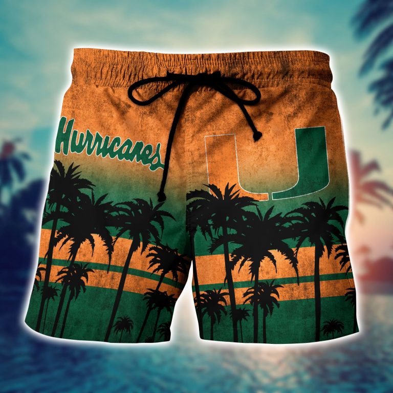 Miami Hurricanes Hawaiian shirt 14