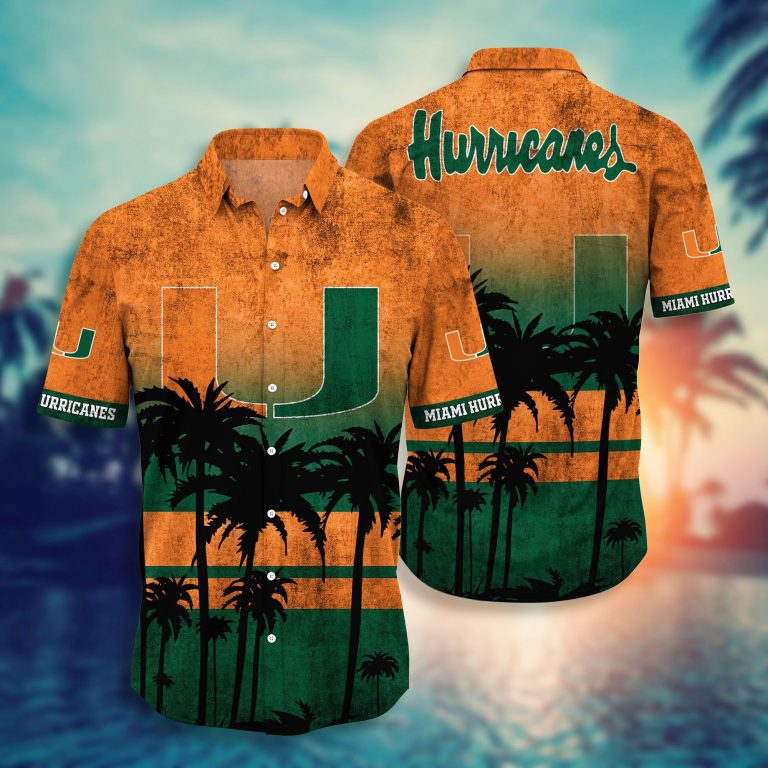 Miami Hurricanes Hawaiian shirt 12
