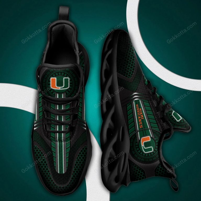 Miami Hurricanes football max soul shoes 13