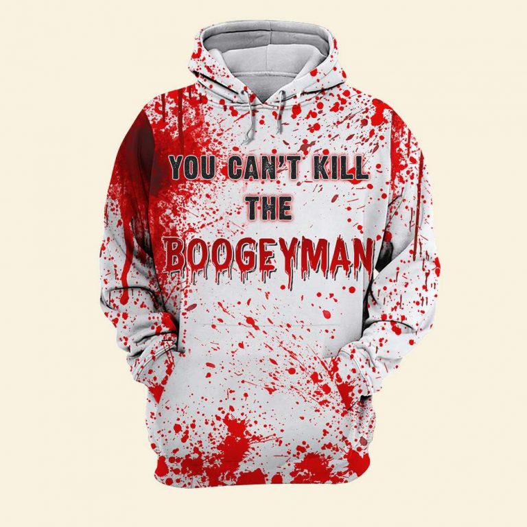Michael Myers You Can't Kill the Boogeyman Blood Halloween 3d shirt, hoodie 14