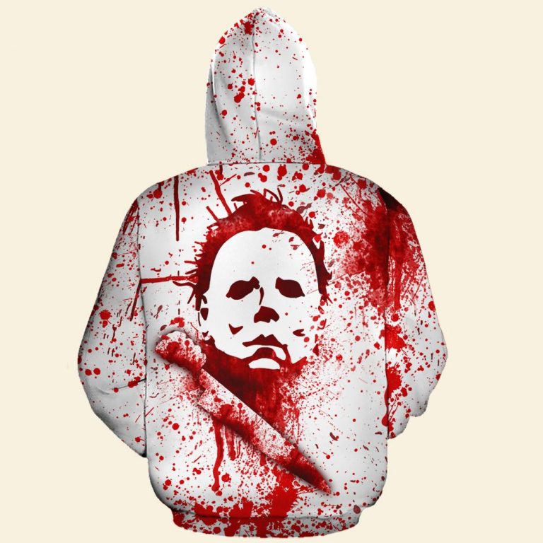 Michael Myers you can't kill the boogeyman blood Halloween 3d shirt, hoodie 11