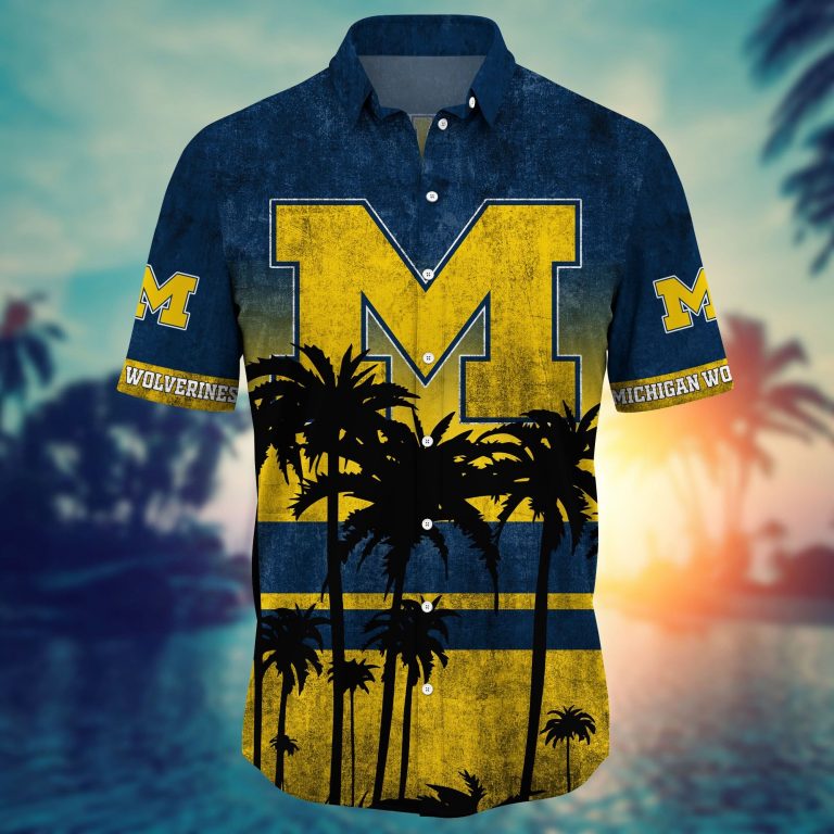 Michigan Wolverines Hawaiian shirt 10