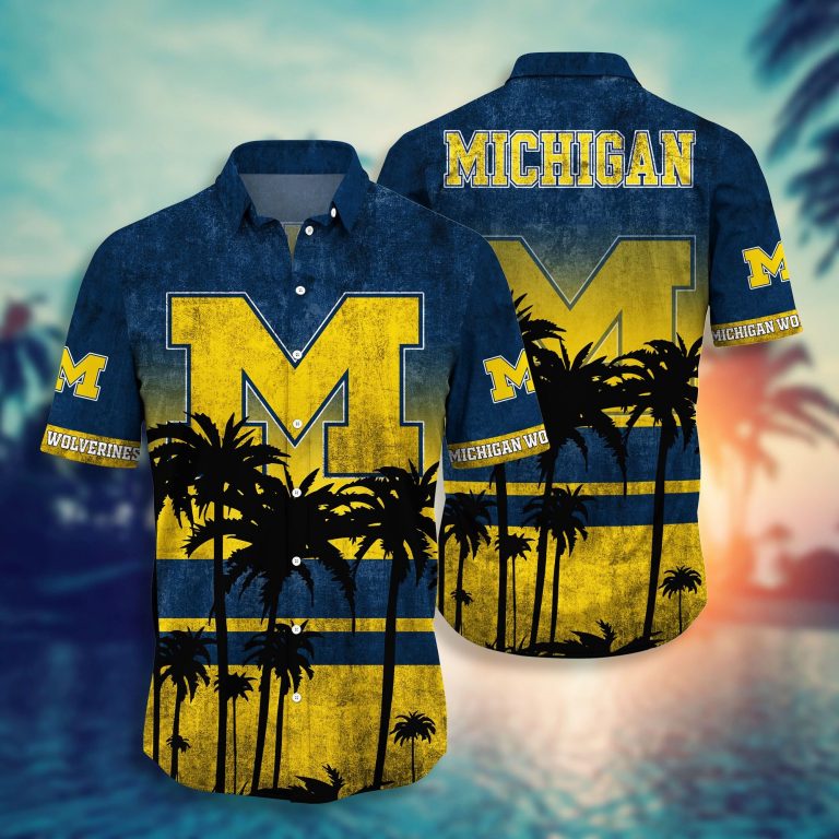 Michigan Wolverines Hawaiian shirt 12