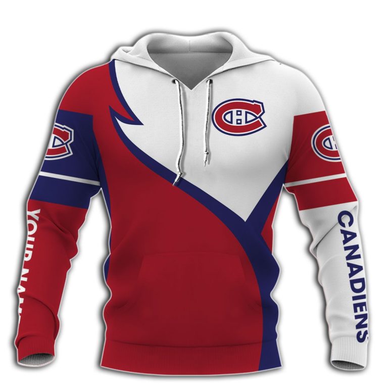 Montreal Canadiens logo custom personalized name 3d shirt, hoodie 18