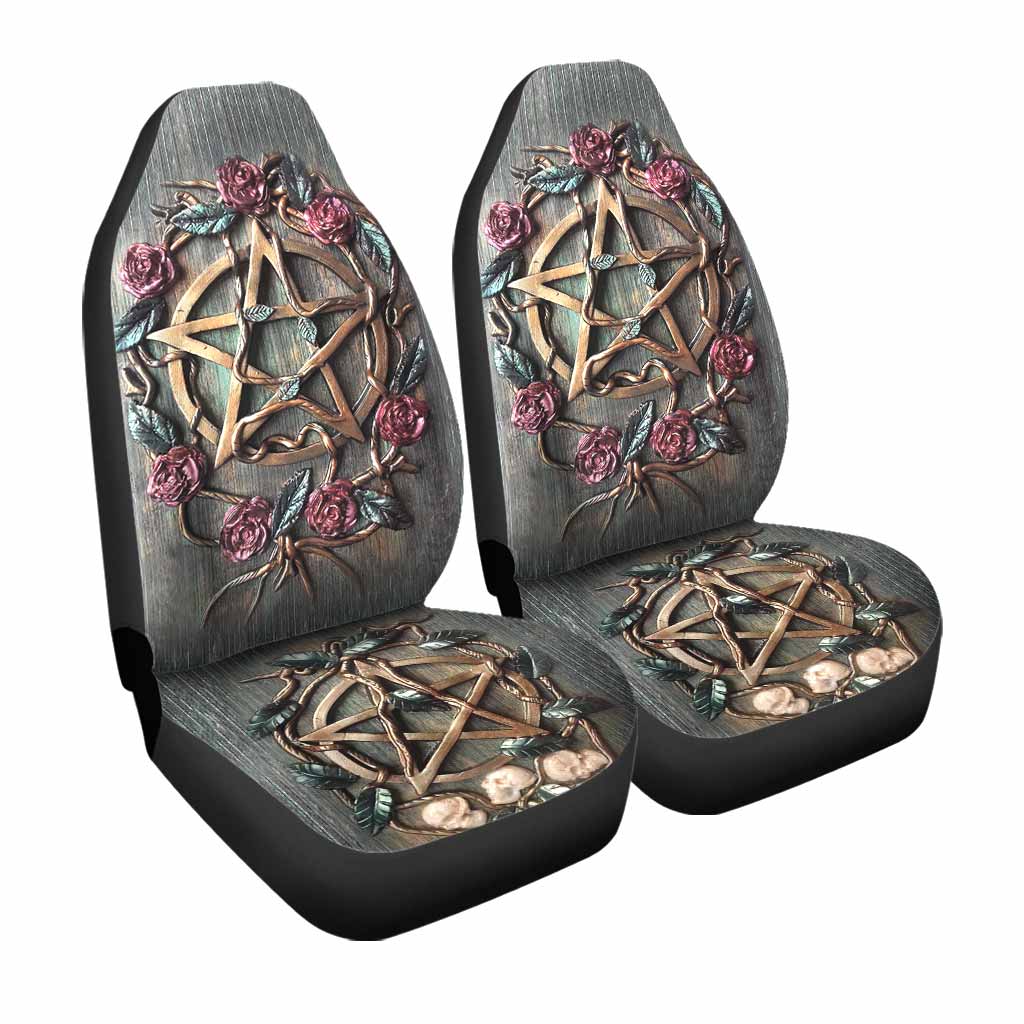 Mystical Witch 3D Front Car Seat Cover 6