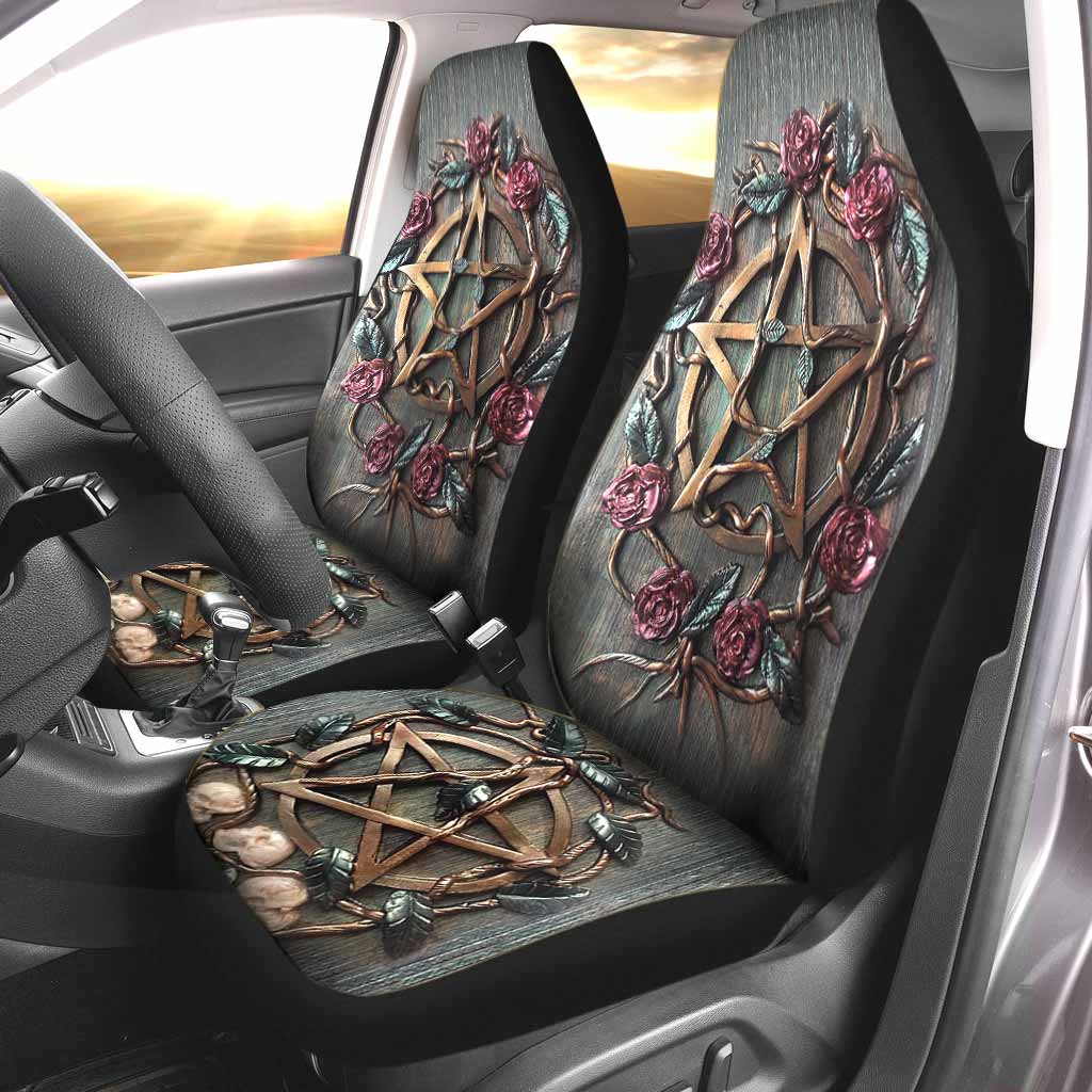 Mystical Witch 3D Front Car Seat Cover 5