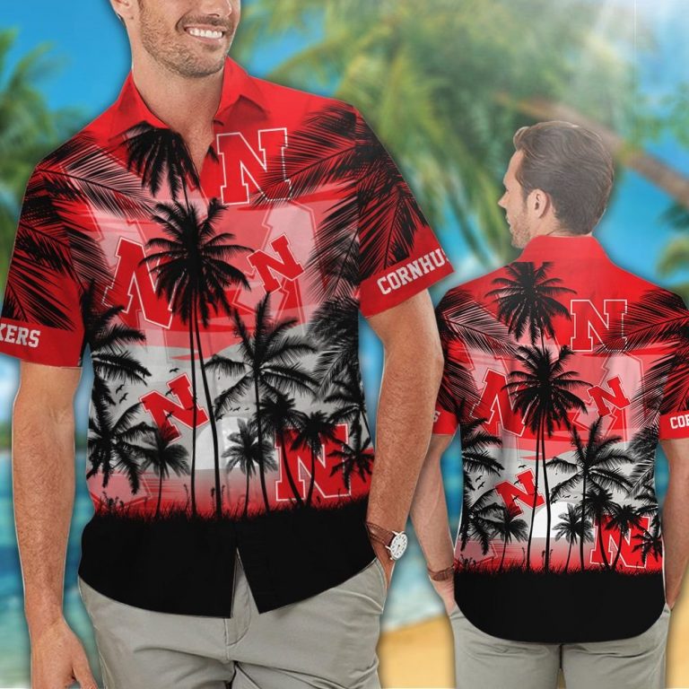 Nebraska Cornhuskers football Tropical hawaiian shirt 14