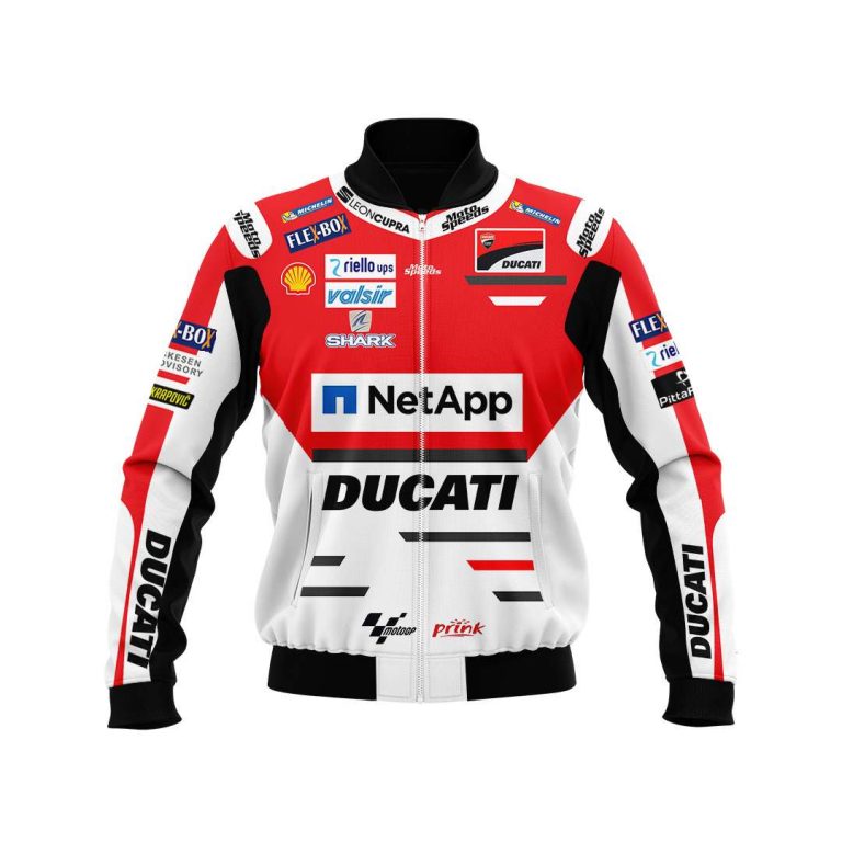NetApp Ducati Jorge Lorenzo 99 bomber jacket 6
