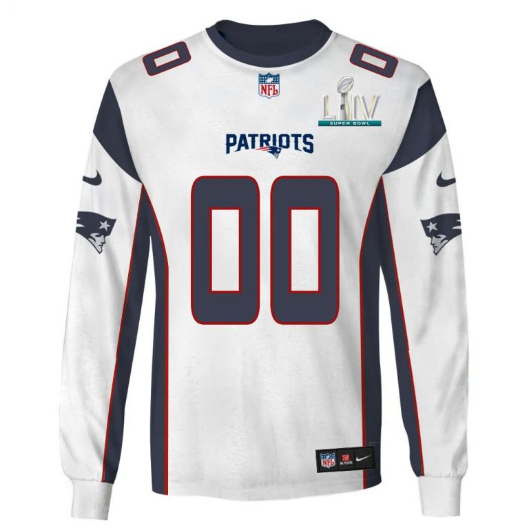 New England Patriots custom name and number 3d over printed shirt, hoodie 19