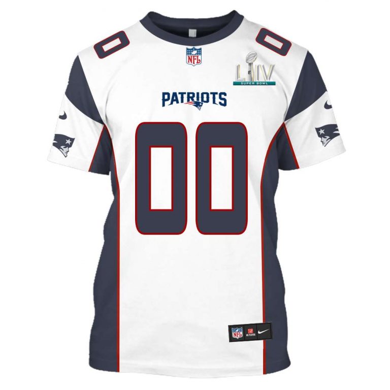 New England Patriots custom name and number 3d over printed shirt, hoodie 17