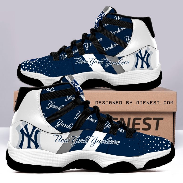 New York Yankees MLB Air Jordan 11 sneaker shoes 8