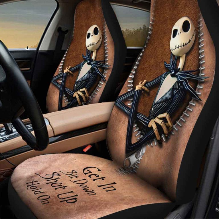 Nightmare Jack Skellington Get In Sit Down Shut Up Hold On Seat Cover 10