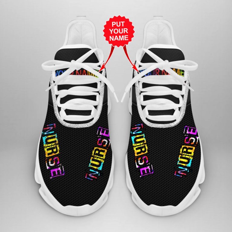 Nurse rainbow hologram custom name max soul shoes 13