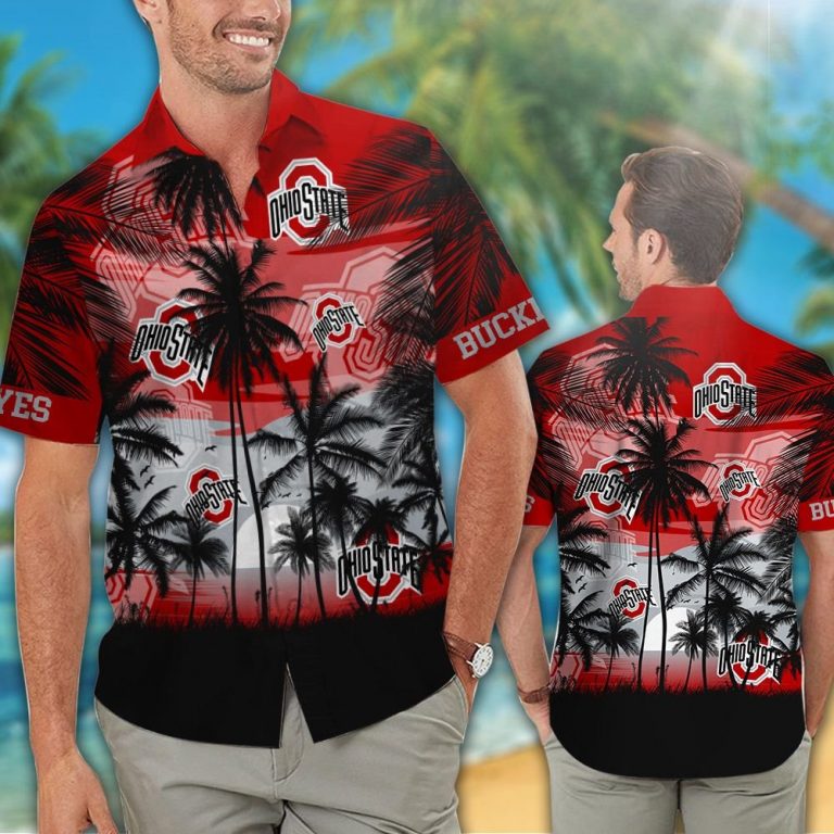 Ohio State Buckeyes football Tropical hawaiian shirt 12