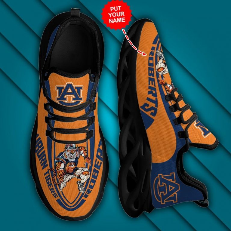 Personalized Auburn Tigers clunky max soul shoes 13