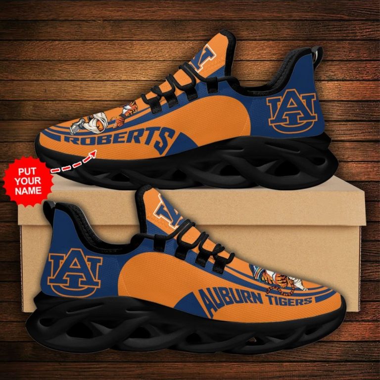Personalized Auburn Tigers clunky max soul shoes 10